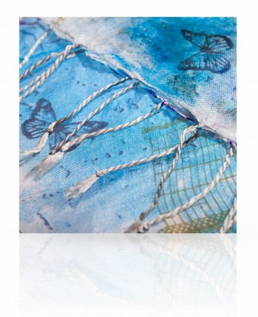 Палантин Женский S-MYSTIC.CAGE/WHITE.PURP